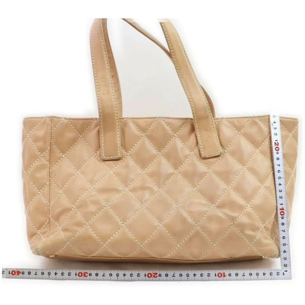 Chanel Wild Stitch Leather Tote